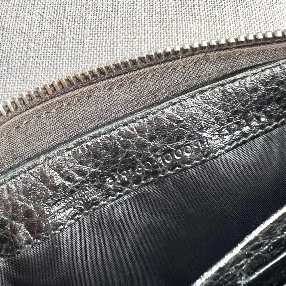 Balenciaga Extra Wide Wallet Clutch Black - Picture 8 of 9